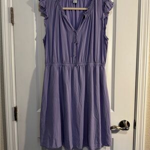 Old Navy Lilac Ruffle Mini Dress